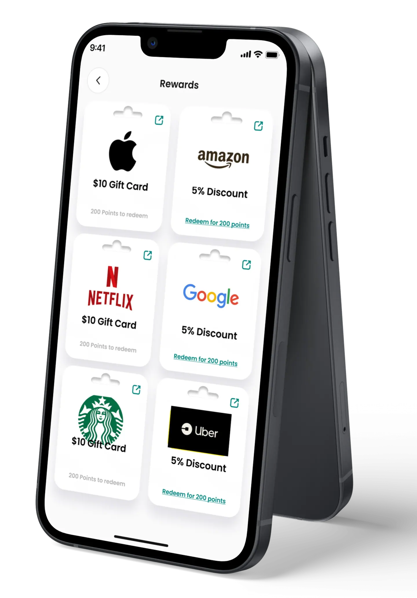 Redeem vouchers in seconds—right from the app.