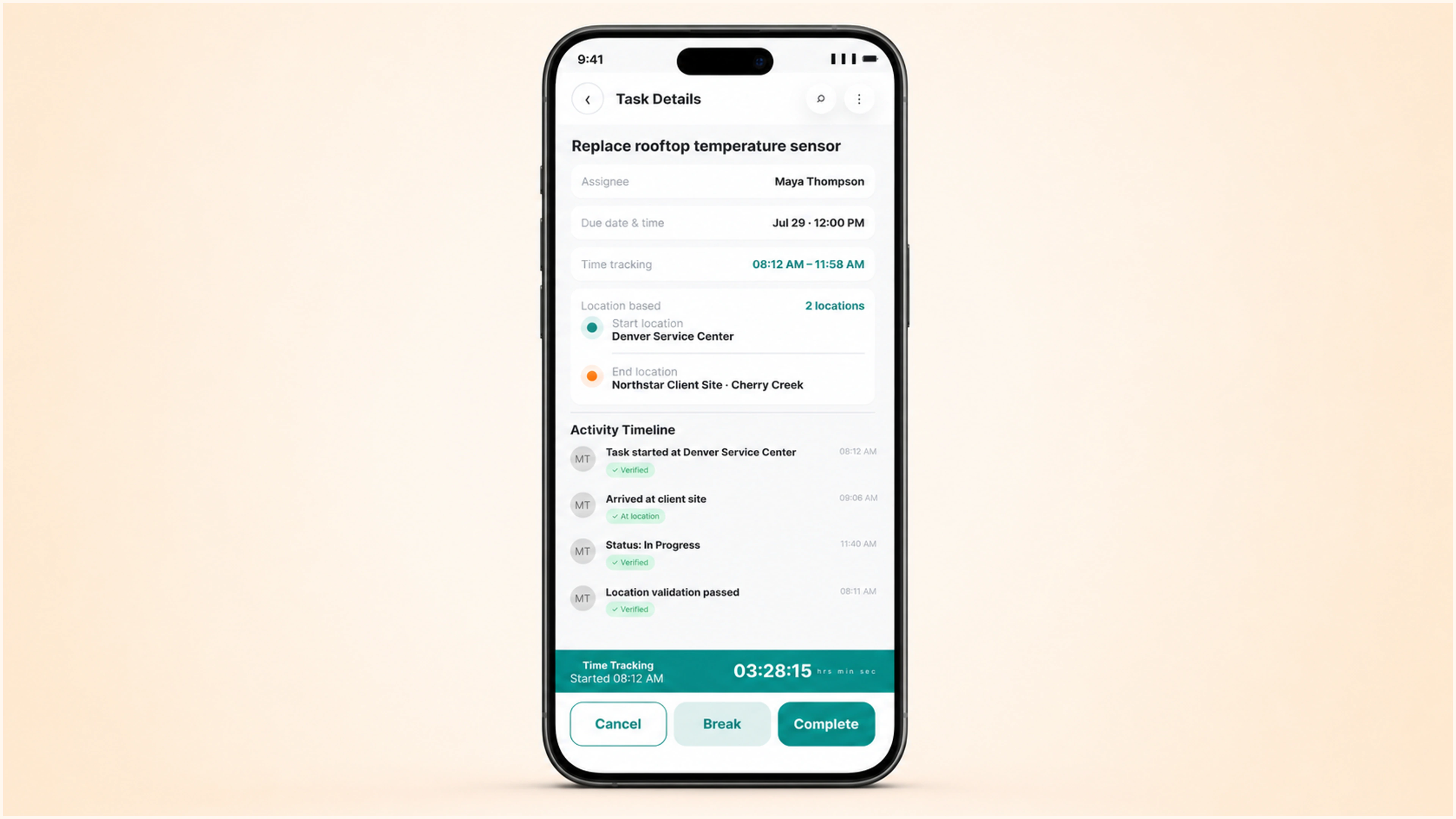 Task Tracking: Track exact task hours—including excluded breaks.